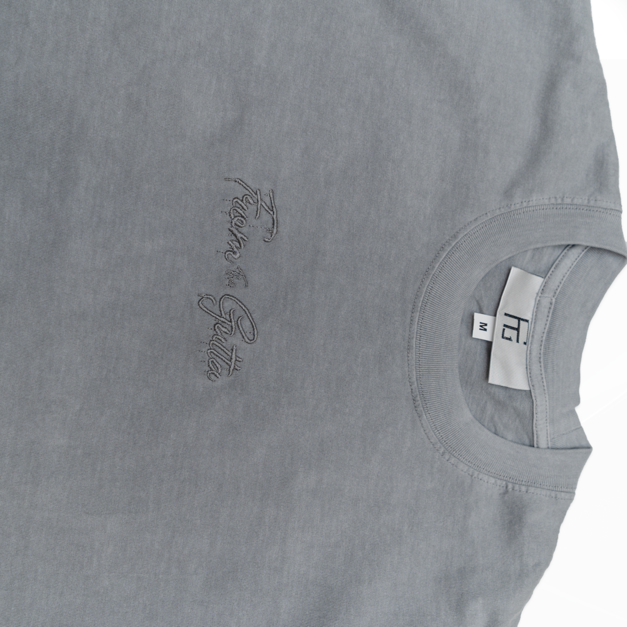 FTG oversized acid washed sleeveless t-shirt