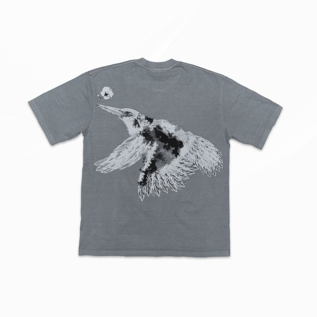 FTG oversized acid washed t-shirt