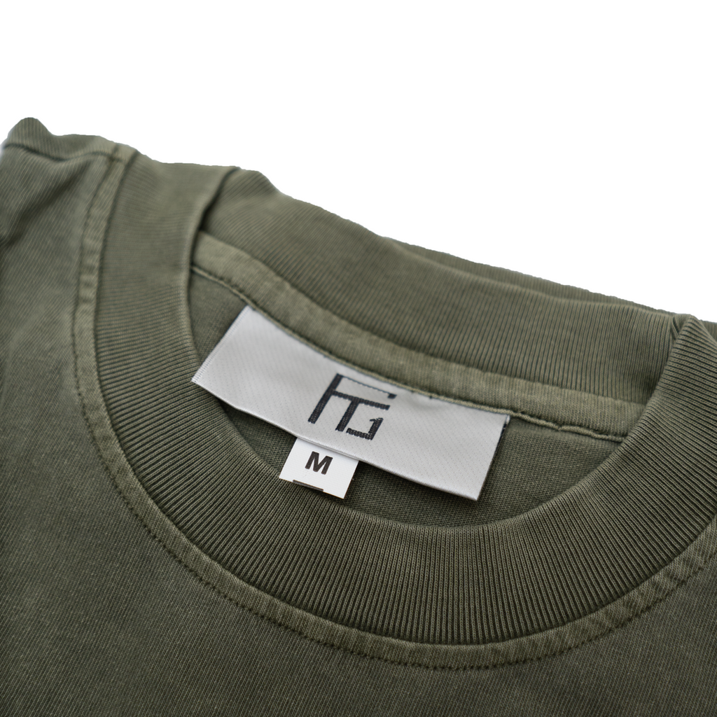 FTG oversized acid washed sleeveless t-shirt