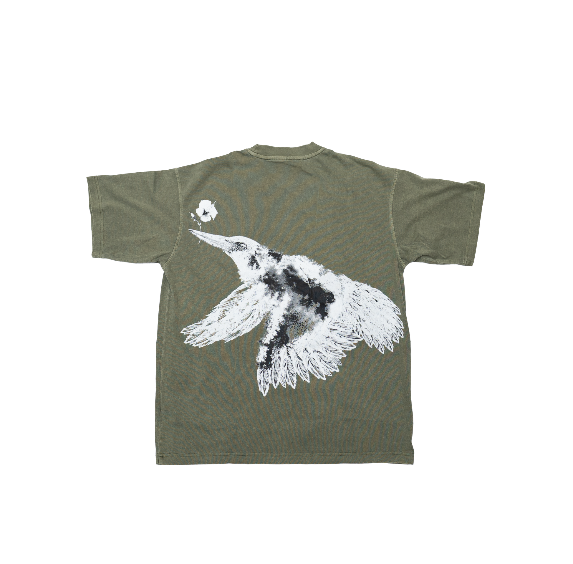 FTG oversized acid washed t-shirt