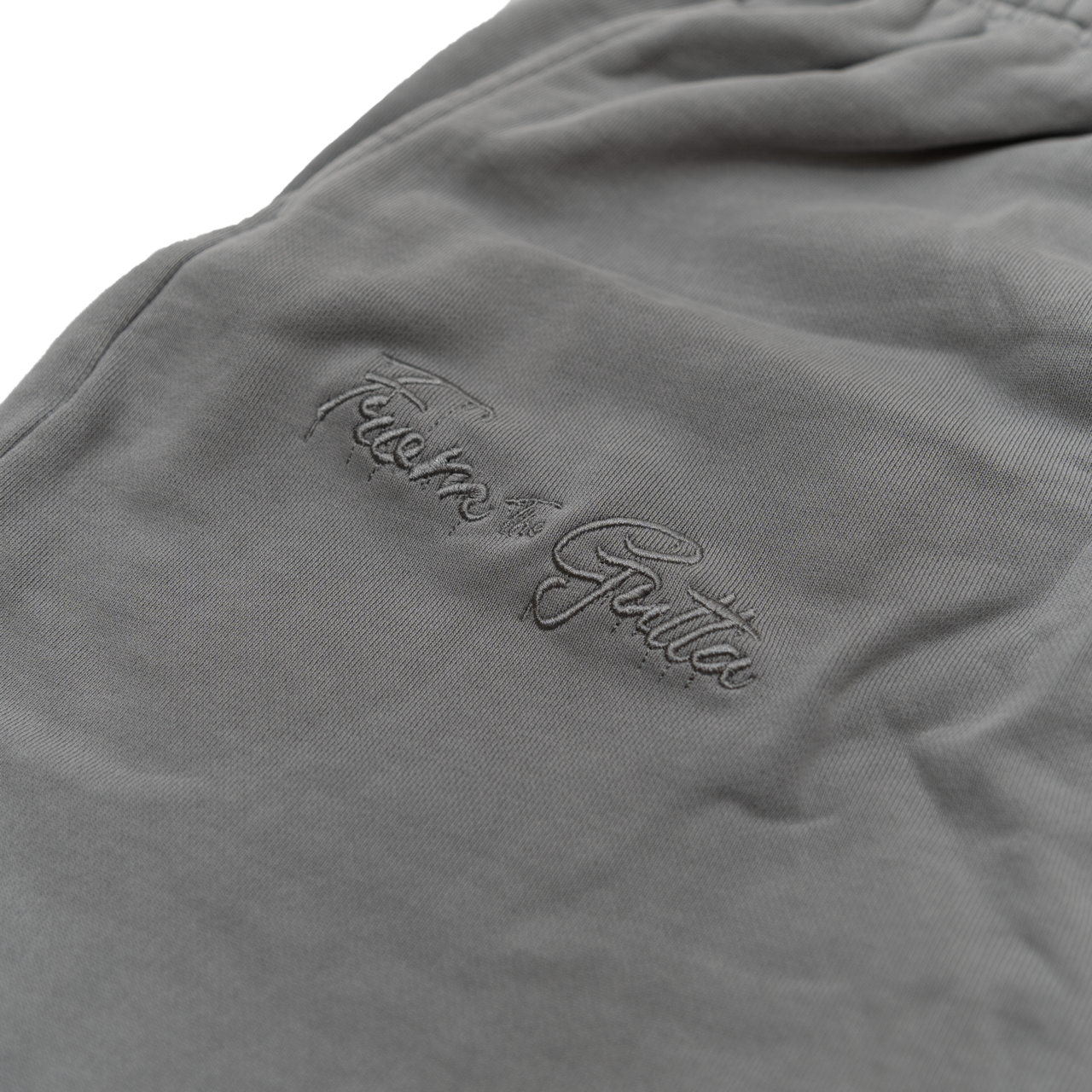 FTG raw edge acid washed shorts